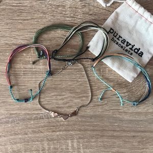 Pura Vida Bracelets and Random Anklet